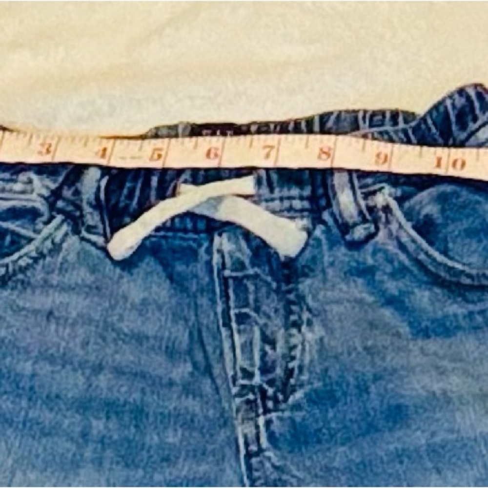 Gap Kids Blue Denim Shorts (size Large) - Picture 9 of 12
